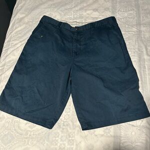 Volcom Men's Navy Flat Front Shorts